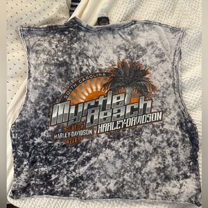 Vintage Y2K Harley Davidson cutoff off tank